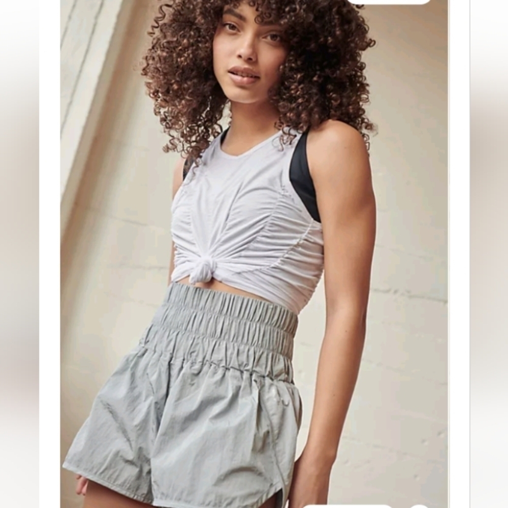 Free people movement The Way Home Shorts in Arctic Mist sz xs And S